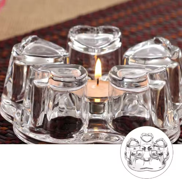 Glass Heart Warmer